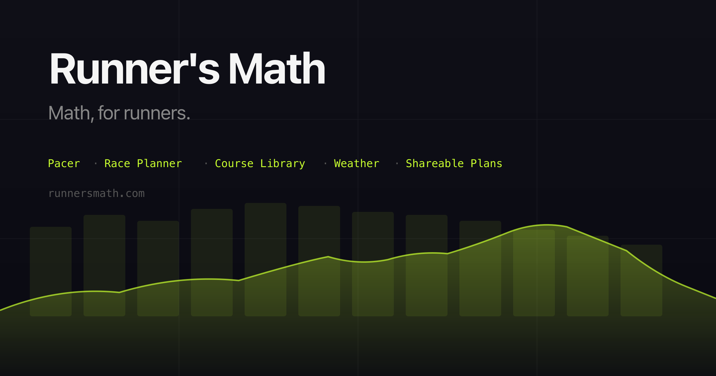 Course Library — Runner's Math
